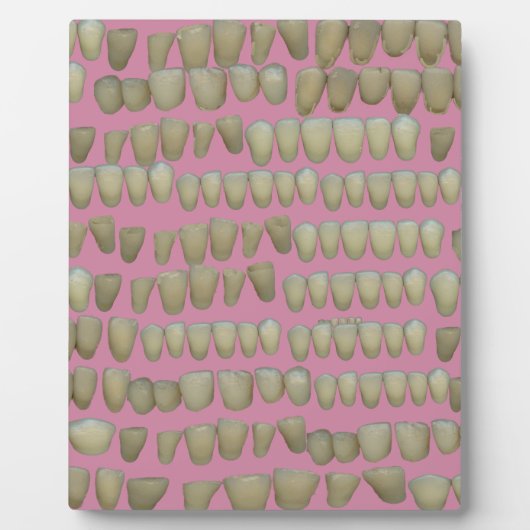 PLAQUE PHOTO DENTIST DENTISTRY ORTHODONTICS ROTTEN TEETH MOUTH (Devant)