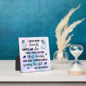 Plaque Photo Des amis fantômes pour toujours (Insitu)