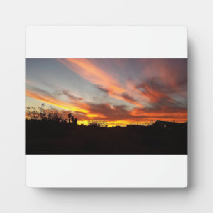 Plaque Photo Desert Sky