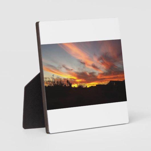 Plaque Photo Desert Sky (Recto)