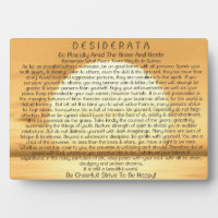 Desiderata Poem on Sunset