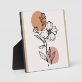 Plaque Photo Design boho moderne et tendance (Recto)