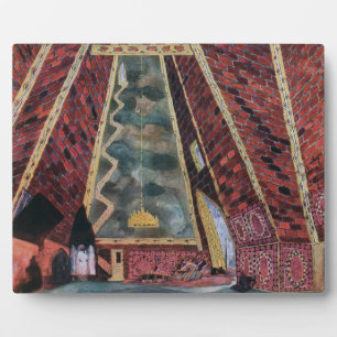 Plaque Photo Design de décor pour Thamar, 1912 (litho couleur)