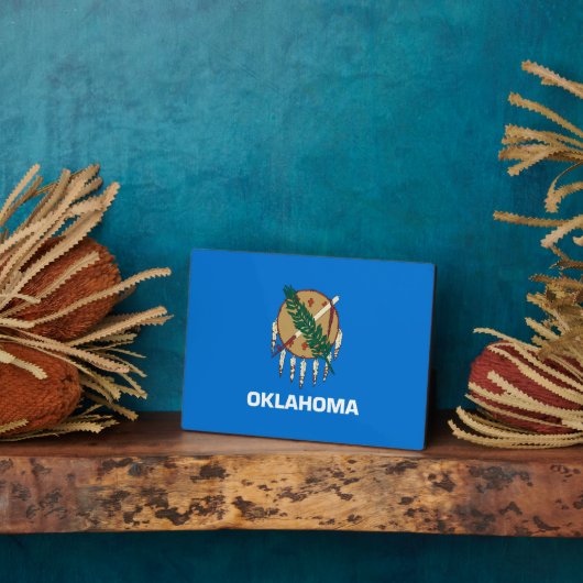 Plaque Photo Design de l'Oklahoma State (Côté)