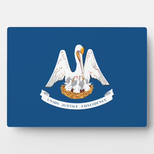 Plaque Photo Design de Louisiana State Flag (Devant)