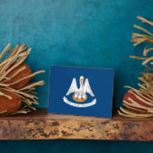 Plaque Photo Design de Louisiana State Flag (Côté)