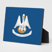 Plaque Photo Design de Louisiana State Flag (Côté)