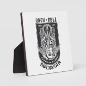 Plaque Photo Design Guitar Rock (Recto)