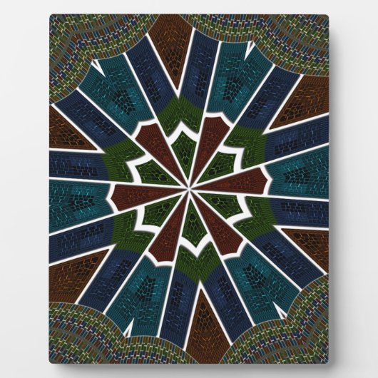 Plaque Photo Design inspiré de Sari avec détails complexes (Devant)