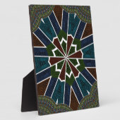 Plaque Photo Design inspiré de Sari avec détails complexes (Côté)