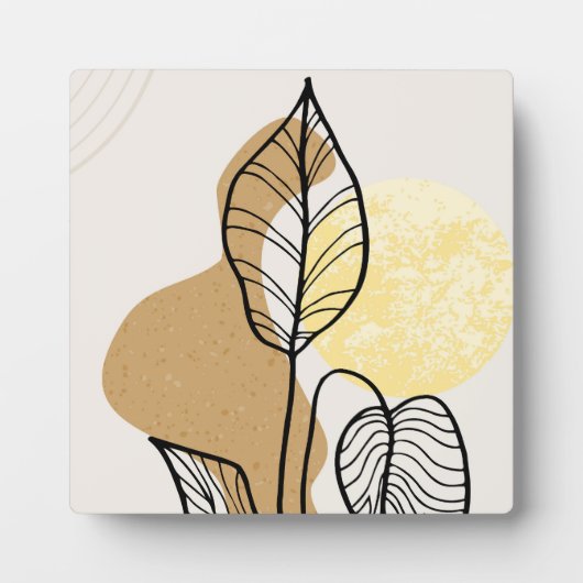 Plaque Photo Design moderne (Devant)