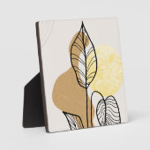 Plaque Photo Design moderne (Recto)