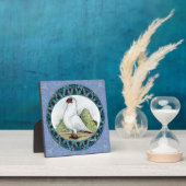 Plaque Photo Design Red Casque Pigeon (Insitu)