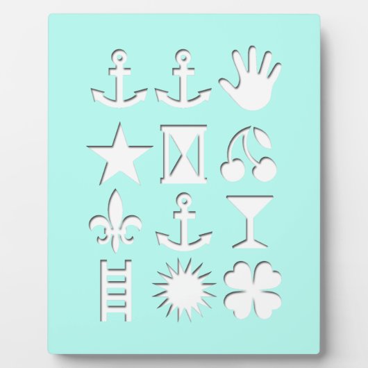 Plaque Photo design tendance (Devant)