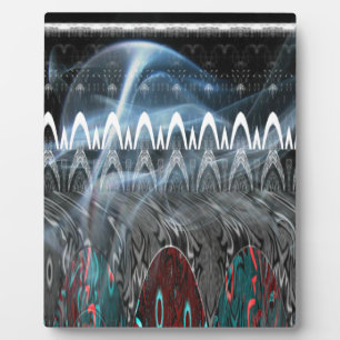 Plaque Photo Design Tribal Edgy moderne.