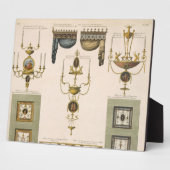 Plaque Photo Designs for Curtain Cornices, Girandoles et Foldi (Côté)