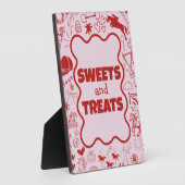 Plaque Photo Dessert d'anniversaire équestre de fille unique en (Côté)