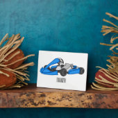 Plaque Photo dessin animé de Kart racing (Côté)