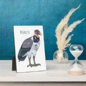 Plaque Photo dessin animé d'oiseau vautour du roi (Côté)