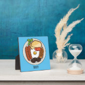 Plaque Photo dessin animé du petit-déjeuner anglais (Insitu)