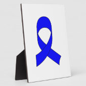 Plaque Photo Dessin de ruban bleu (Côté)