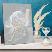 Plaque Photo Dessin Dragon et Imaginaire Lune (Côté)