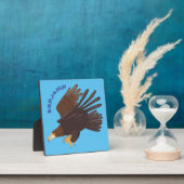 Plaque Photo dessin humoristique d'aigle royal (Insitu)