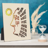 Plaque Photo Dessin Machu Picchu (Côté)