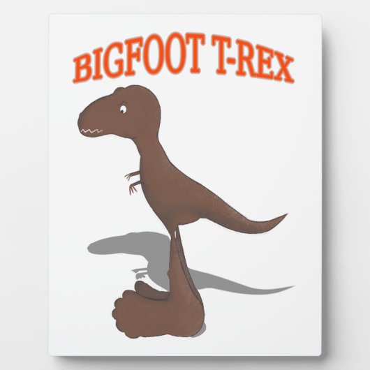 Plaque Photo Dessin T-Rex Bigfoot (Devant)