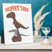 Plaque Photo Dessin T-Rex Bigfoot (Côté)