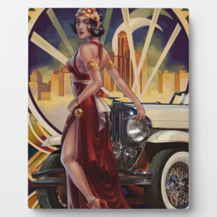 Plaque Photo Detroit, Michigan Ville automobile