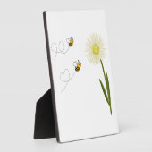 Plaque Photo Deux petites abeilles mignonnes (Côté)