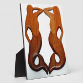 Plaque Photo deux sirènes d'observation (Côté)