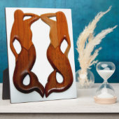 Plaque Photo deux sirènes d'observation (Côté)