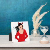 PLAQUE PHOTO DEVIL GIRL (Insitu)