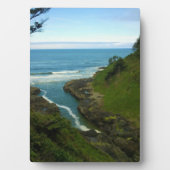 Plaque Photo Devil's Churn, cape Perpetua, OR (Devant)