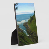 Plaque Photo Devil's Churn, cape Perpetua, OR (Côté)
