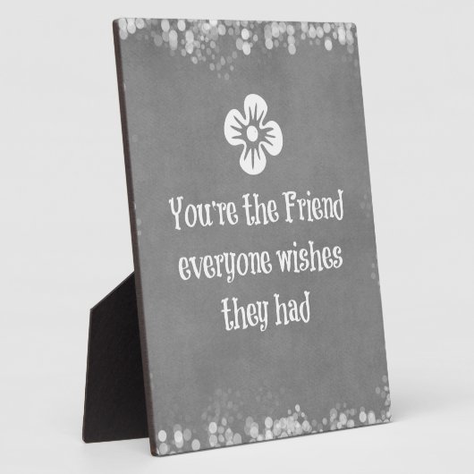 Plaque Photo Devis de l'ami (Côté)