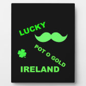 Plaque Photo Devis irlandais Lucky Pot o Gold (Devant)