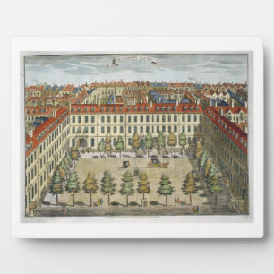 Plaque Photo Devonshire Carré, pour 'Stow's Survey of London',