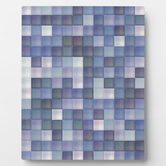 Plaque Photo Diamants bleus (Devant)