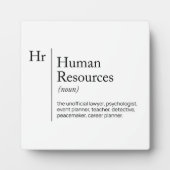 Plaque Photo Dictionnaire de définition HR (Devant)