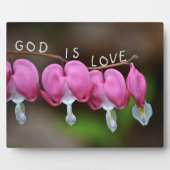 Plaque Photo Dieu est coeur d'amour (Devant)