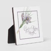 Plaque Photo Dieu est notre Refuge et notre force (Recto)