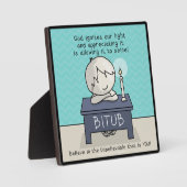 Plaque Photo Dieu fait éclater notre lumière (Recto)