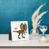 Plaque Photo Dilophosaurus dessin animé (Insitu)