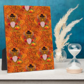 Plaque Photo dinde d'action de grâces (Côté)