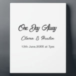 Plaque Photo Dîner de répétition la veille du nom da<br><div class="desc">conception</div>