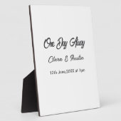 Plaque Photo dîner de répétition Un jour avant la nuit précédan (Côté)