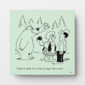 Plaque Photo Dîner des ours (Devant)